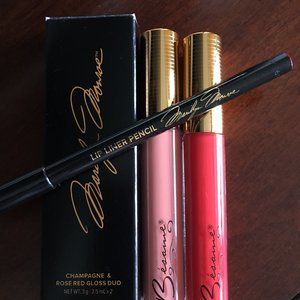Besame Marilyn Monroe gloss set new in box + Red lip pencil